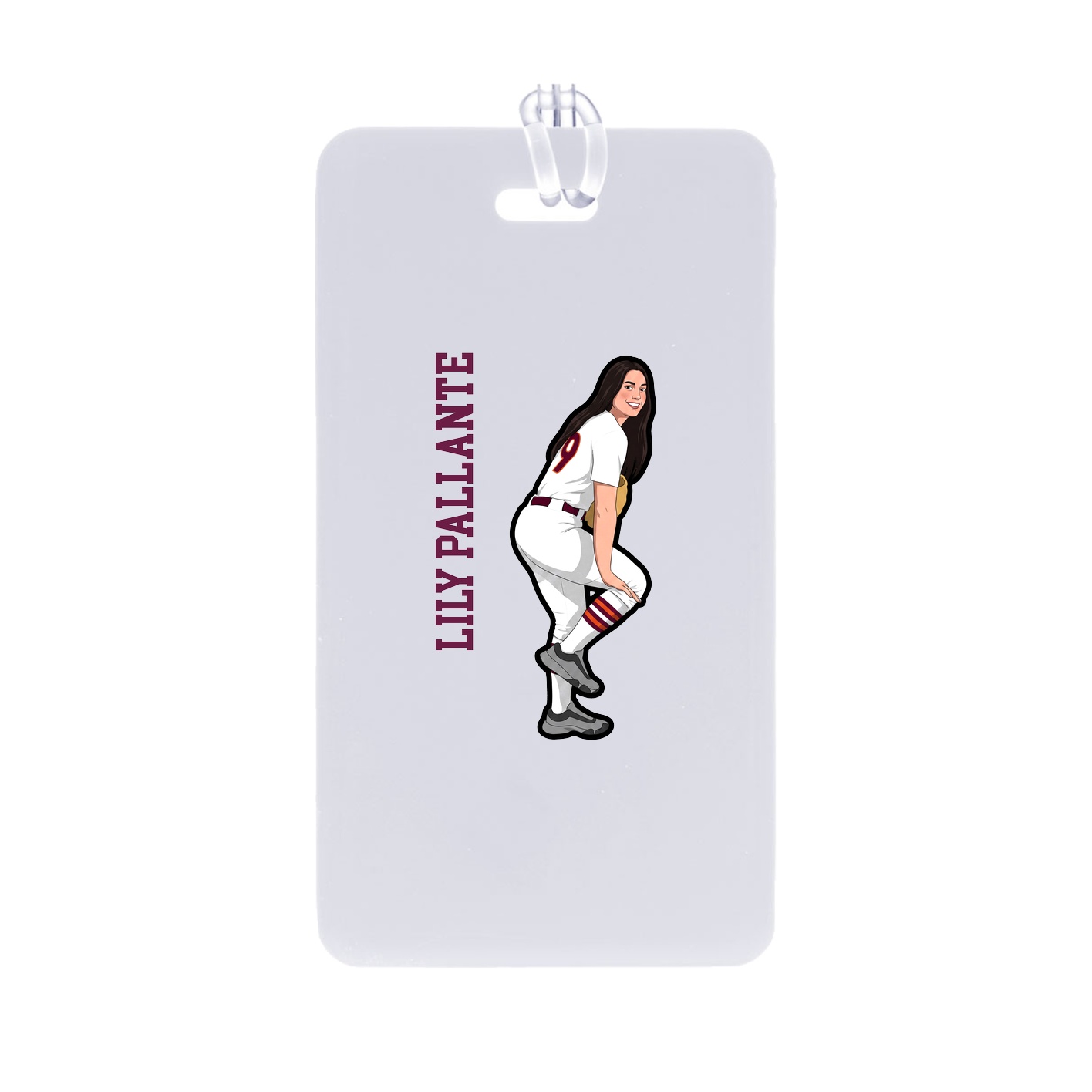 Bag Tag — Name Vertical in Classic