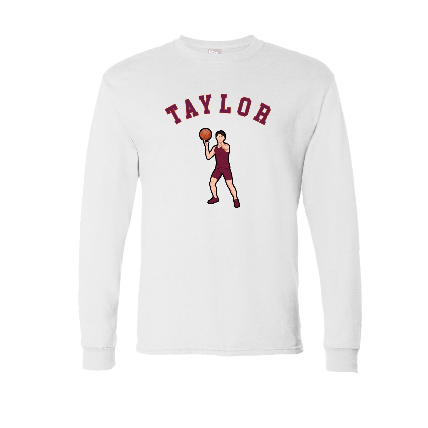 Long Sleeve Tee — Shirsey Arch in White
