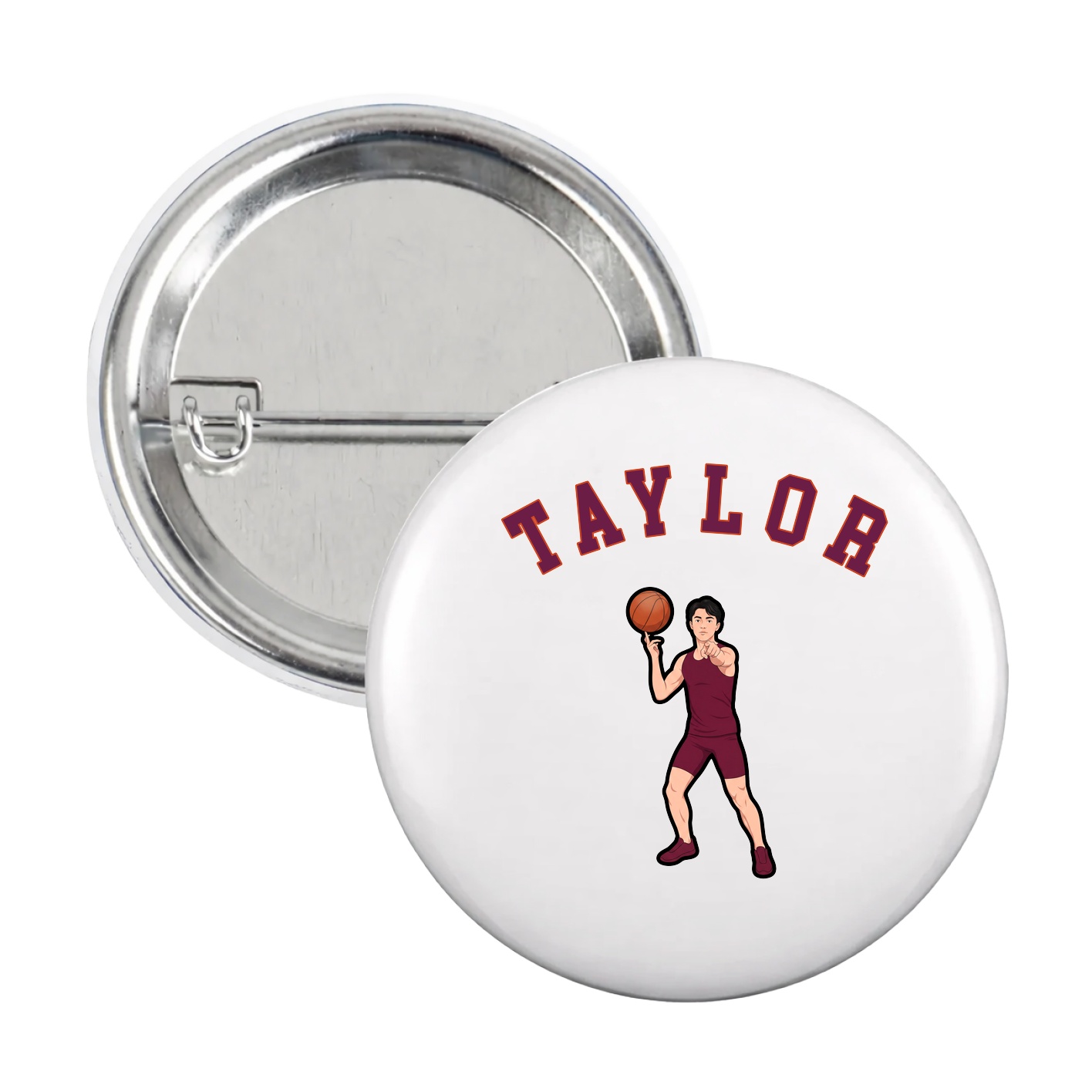 Game Day Button — Shirsey Arch in White