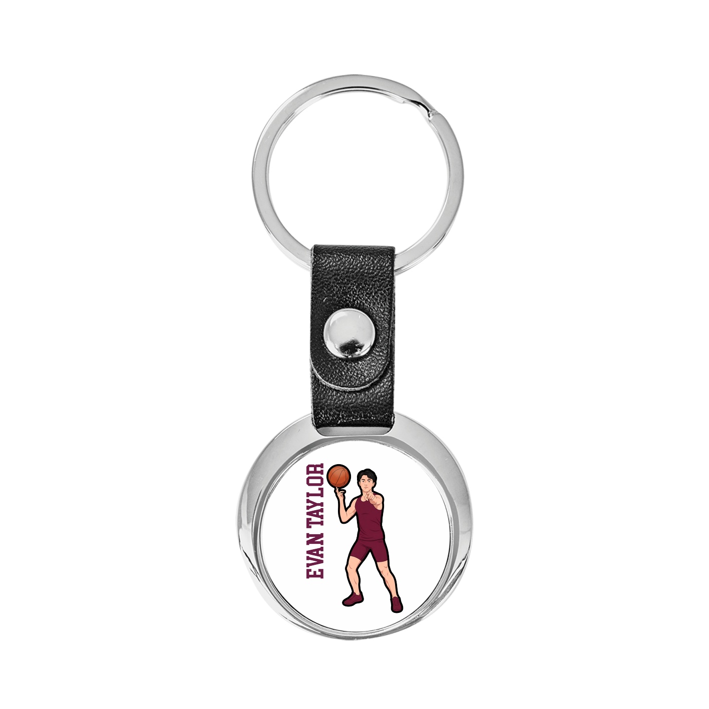 Key Chain — Name Vertical in Classic