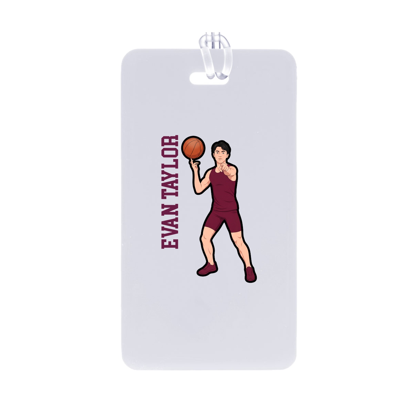 Bag Tag — Name Vertical in Classic