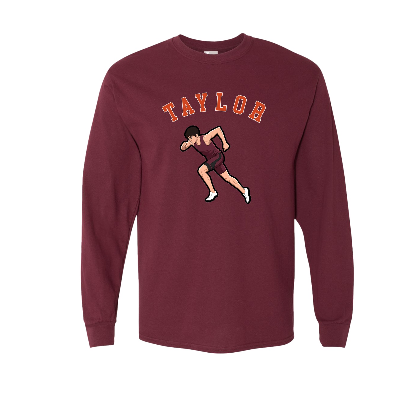 Long Sleeve Tee — Shirsey Arch in Maroon