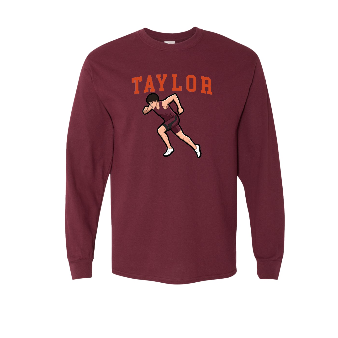 Long Sleeve Tee — Shirsey in Maroon