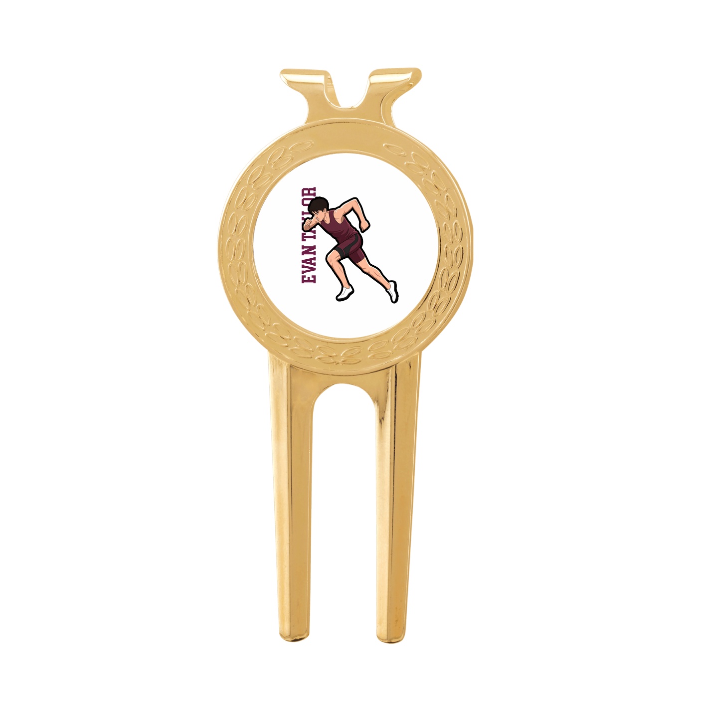 Divot Tool with Ball Marker — Name Vertical in Classic