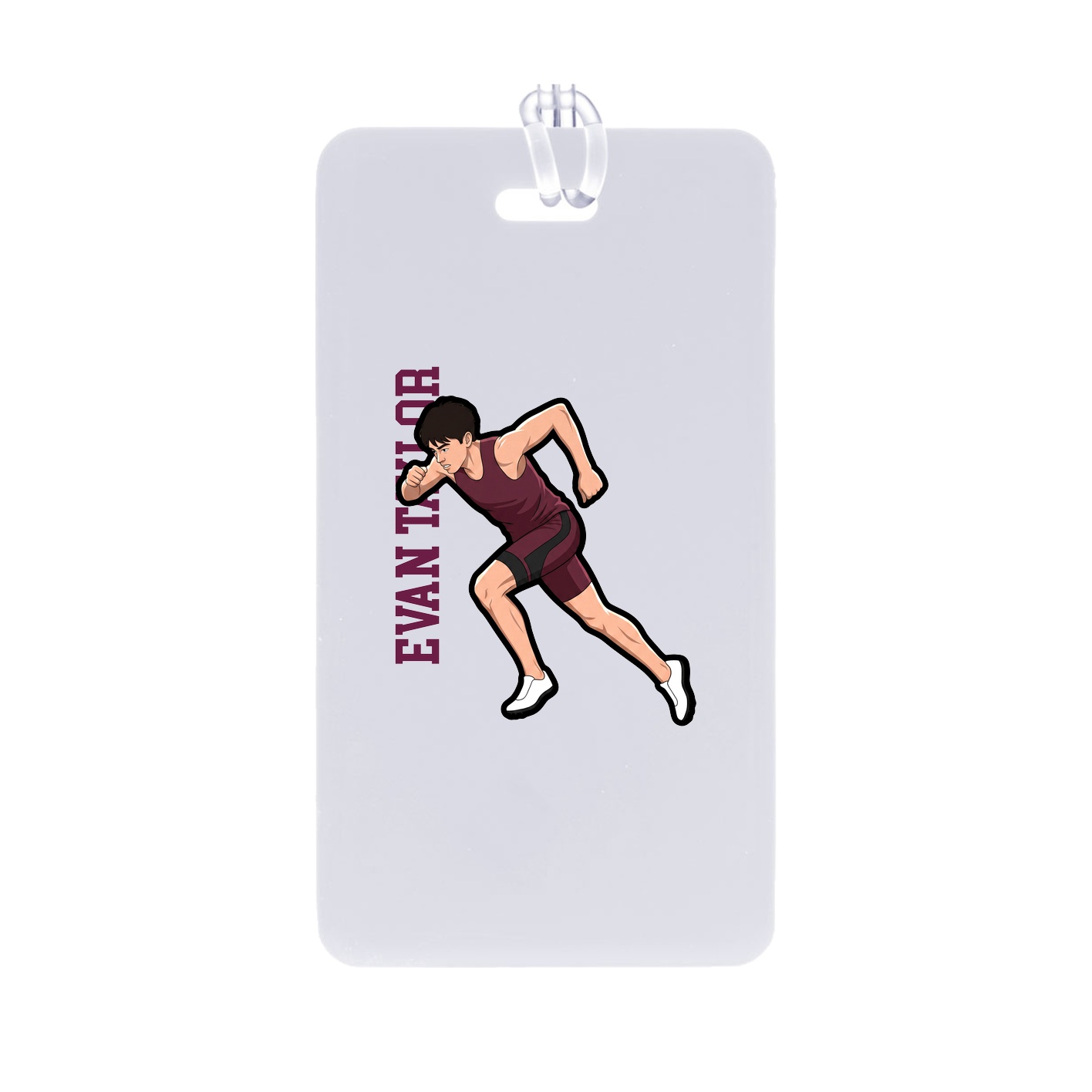 Bag Tag — Name Vertical in Classic