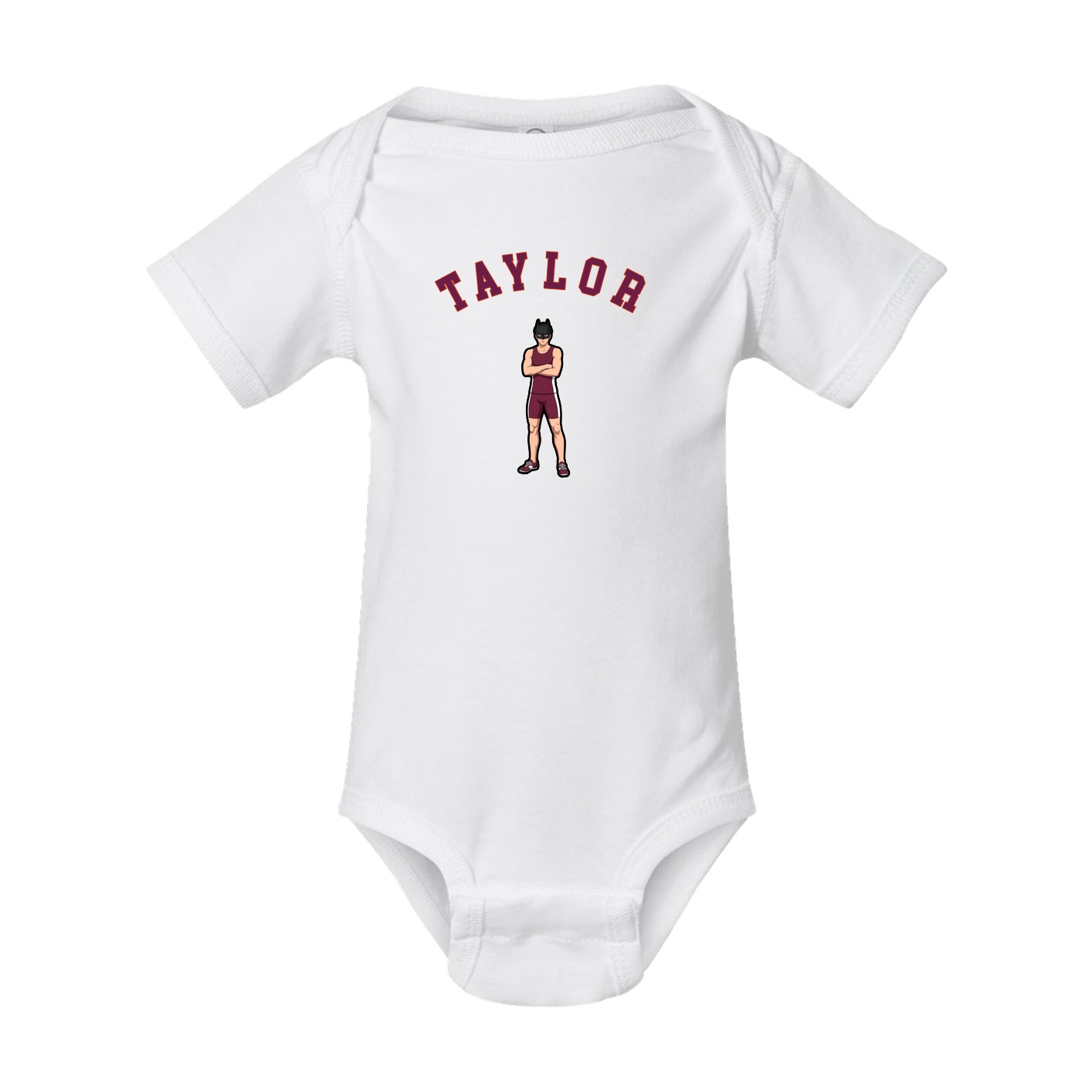 Baby Onesie — Shirsey Arch in White