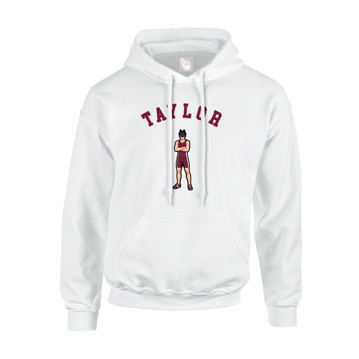 Hoodie — Shirsey Arch in White