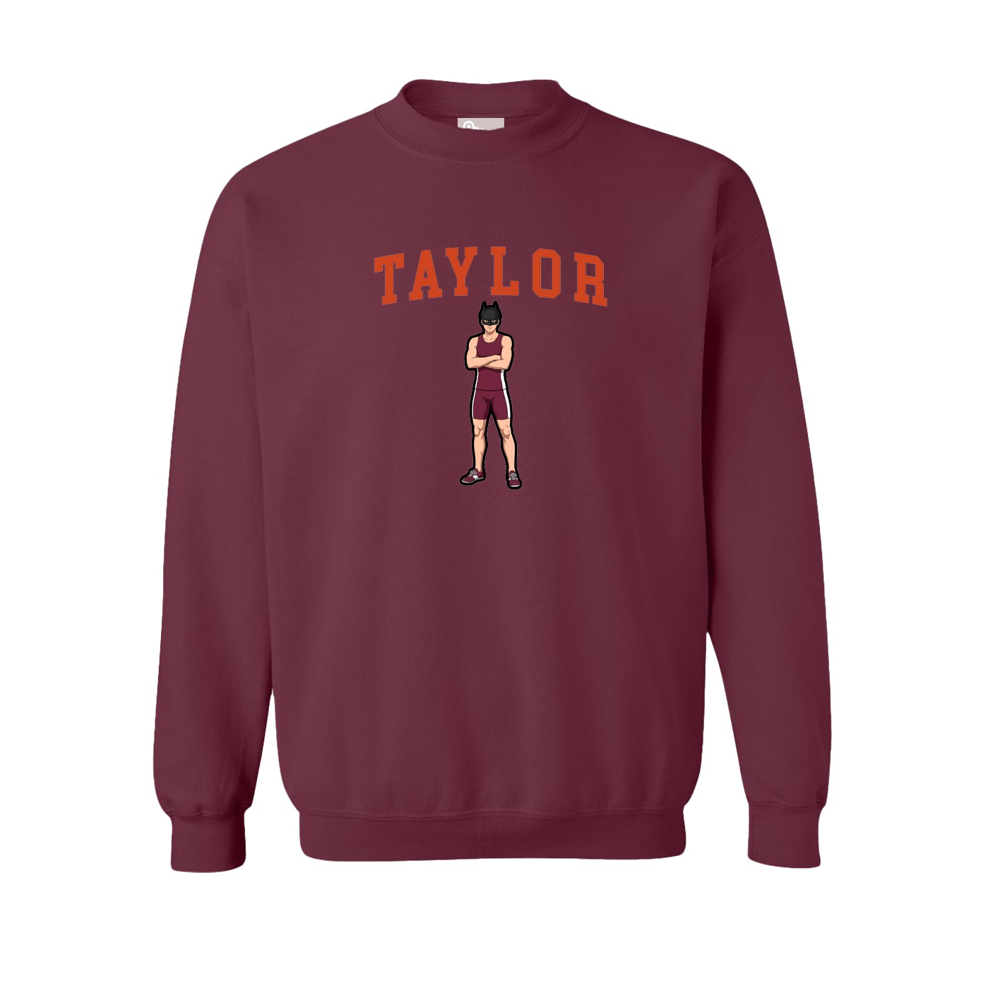 Fleece Crew — Shirsey in Maroon