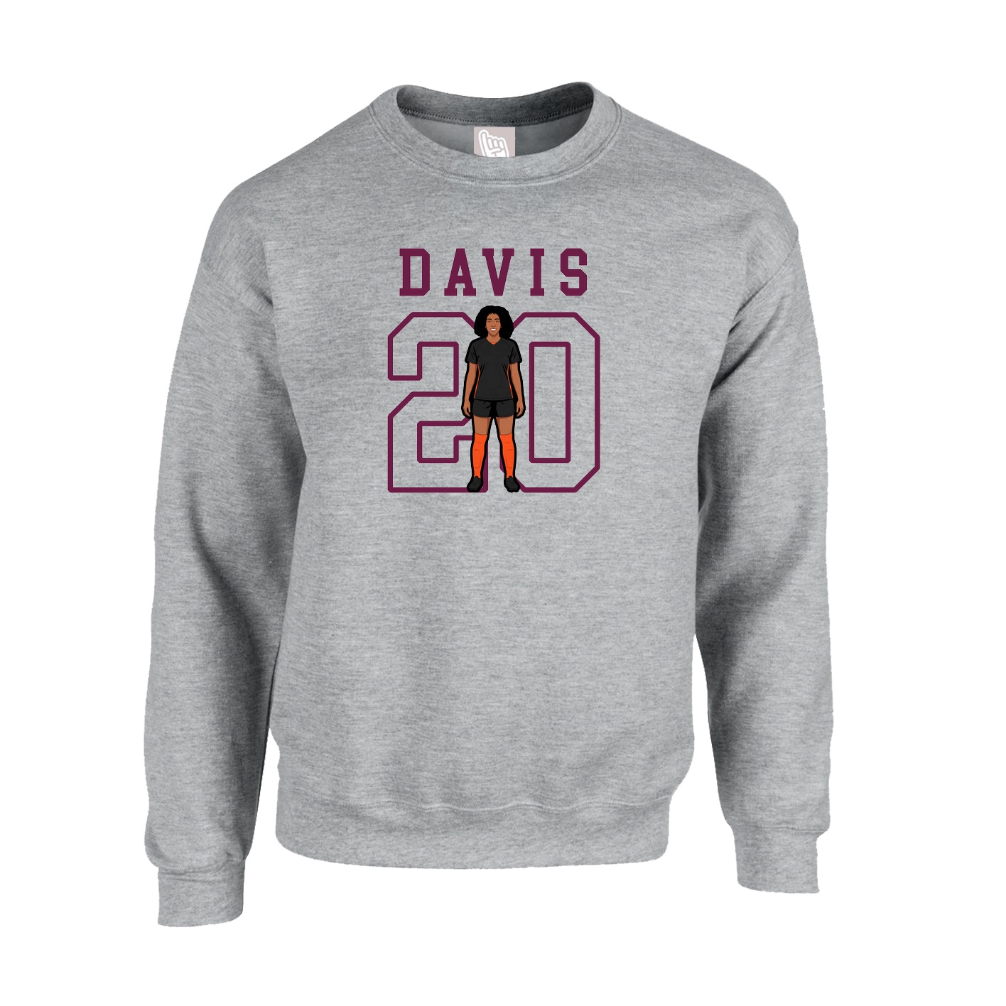 Fleece Crew — Shirsey in Grey