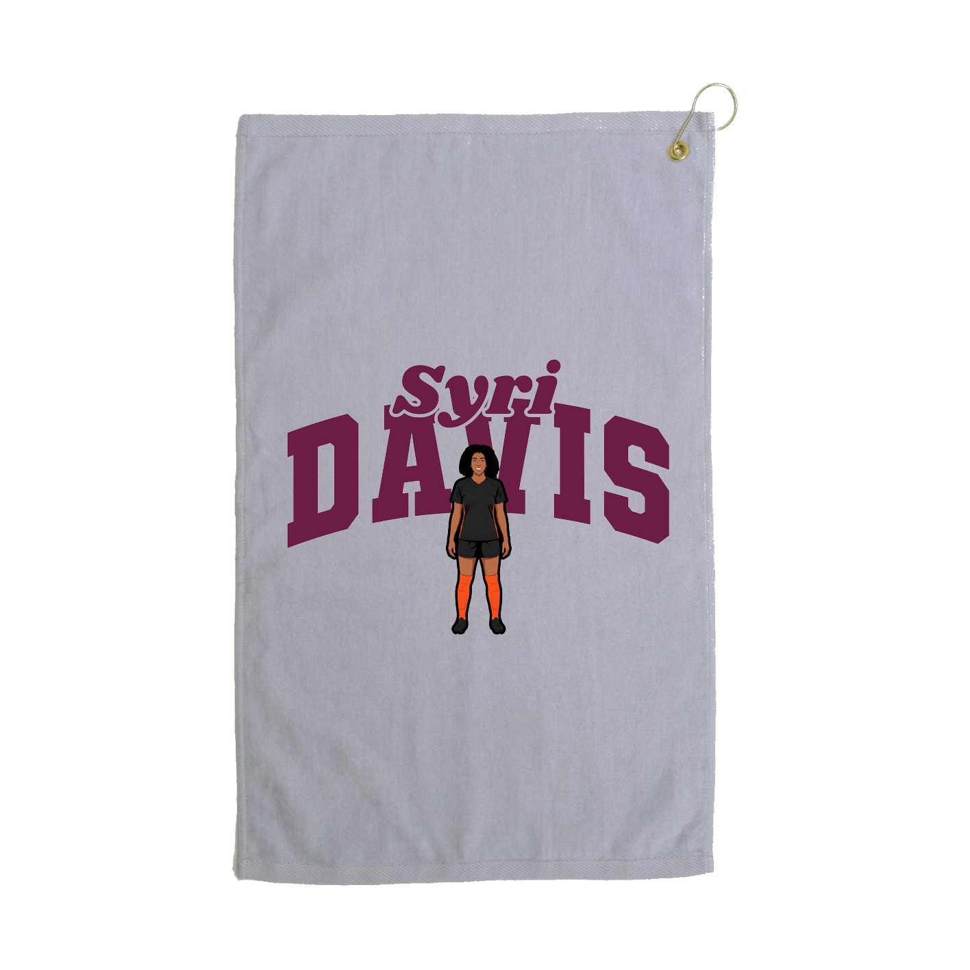 Golf Towel — Signature Arch in Grey