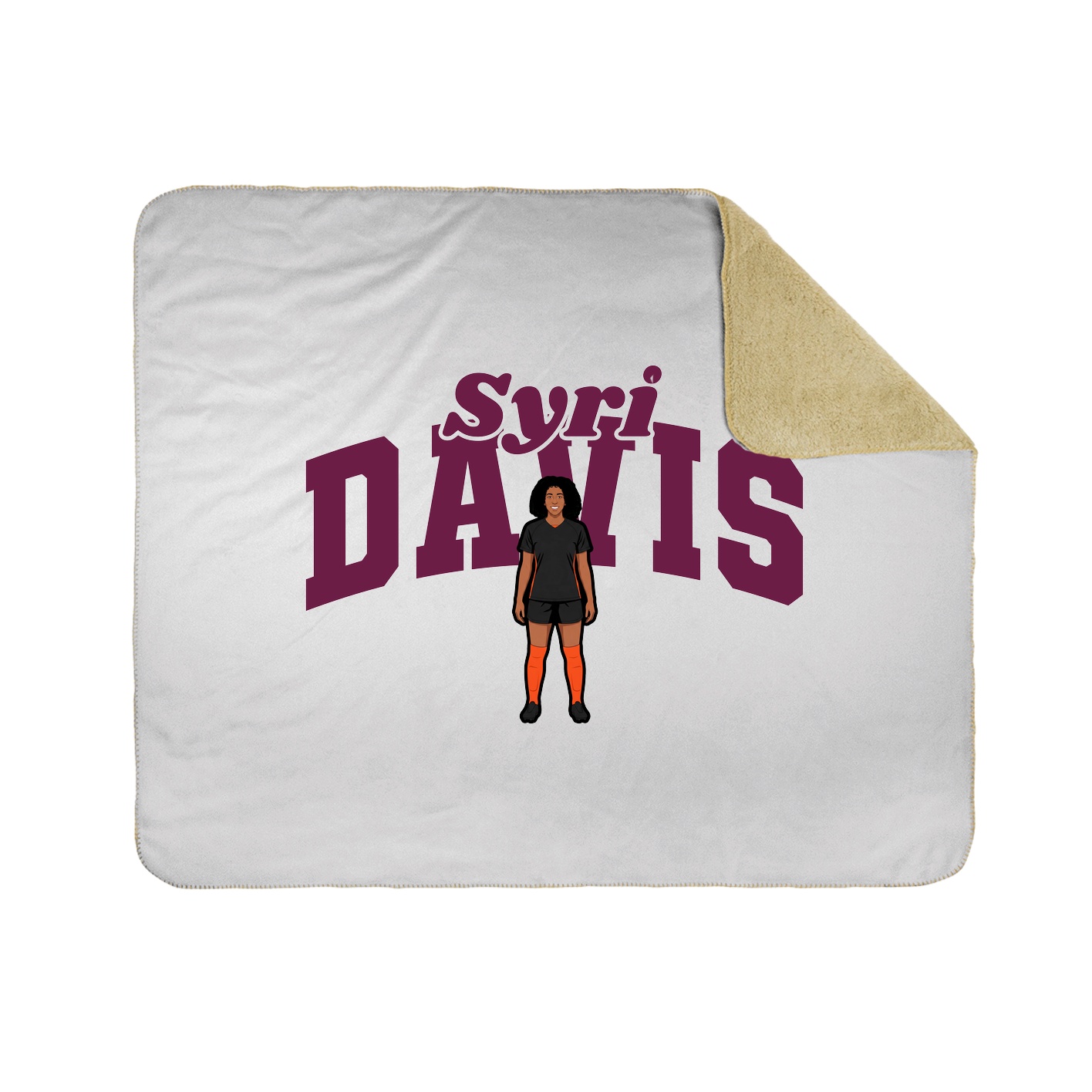 Throw Blanket — Signature Arch in White