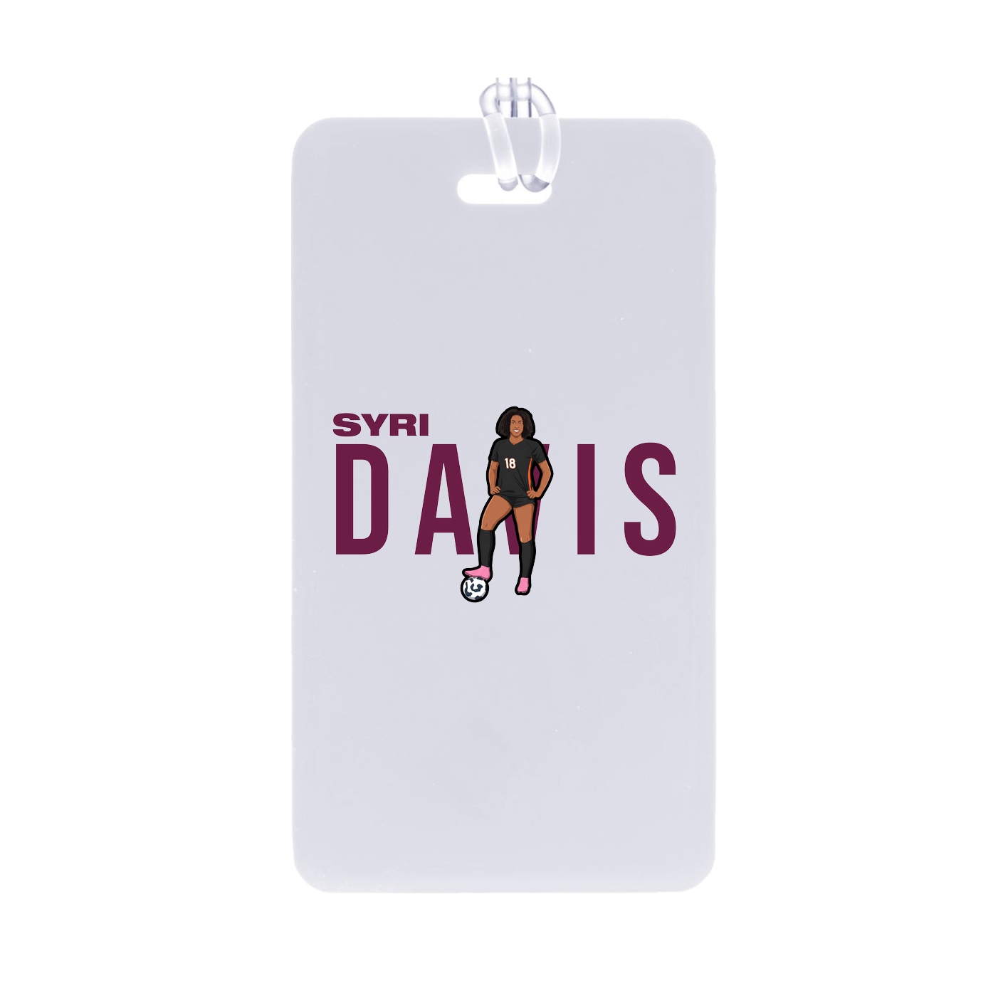 Bag Tag — Player Name in Classic