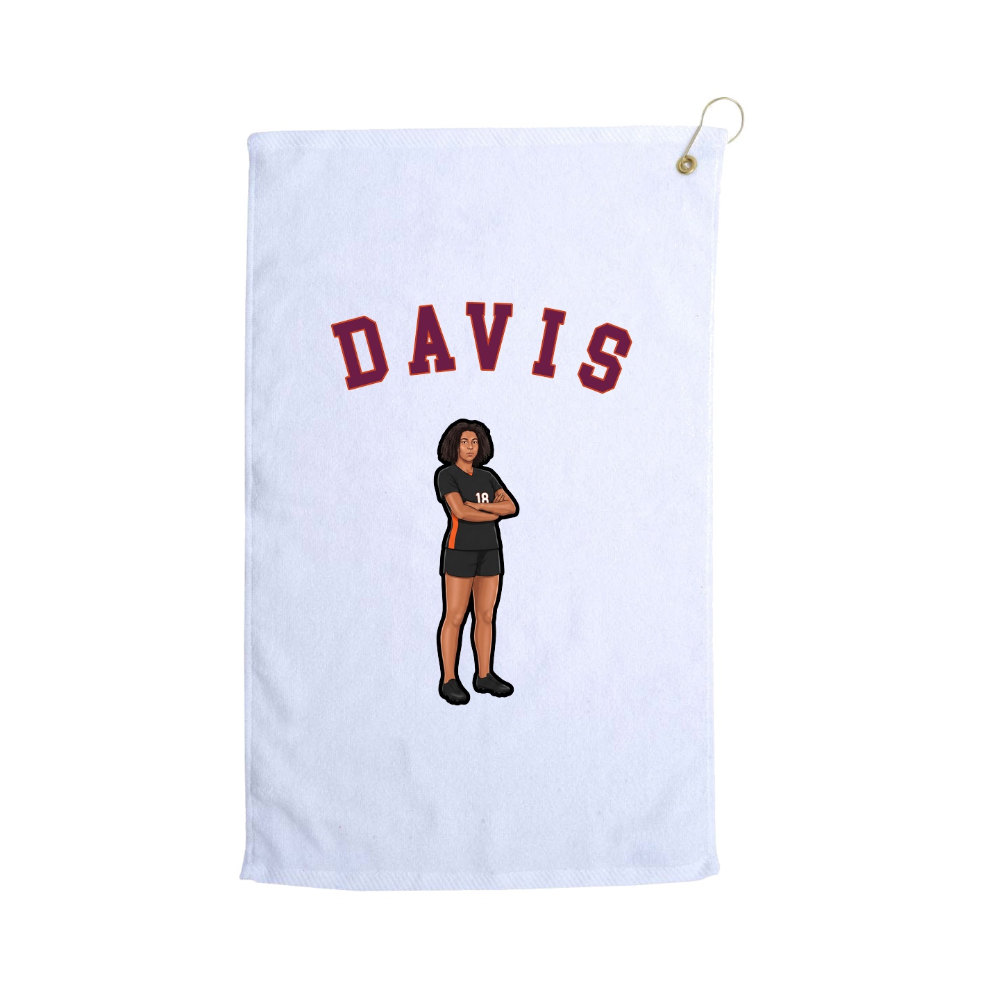 Golf Towel — Shirsey Arch in White