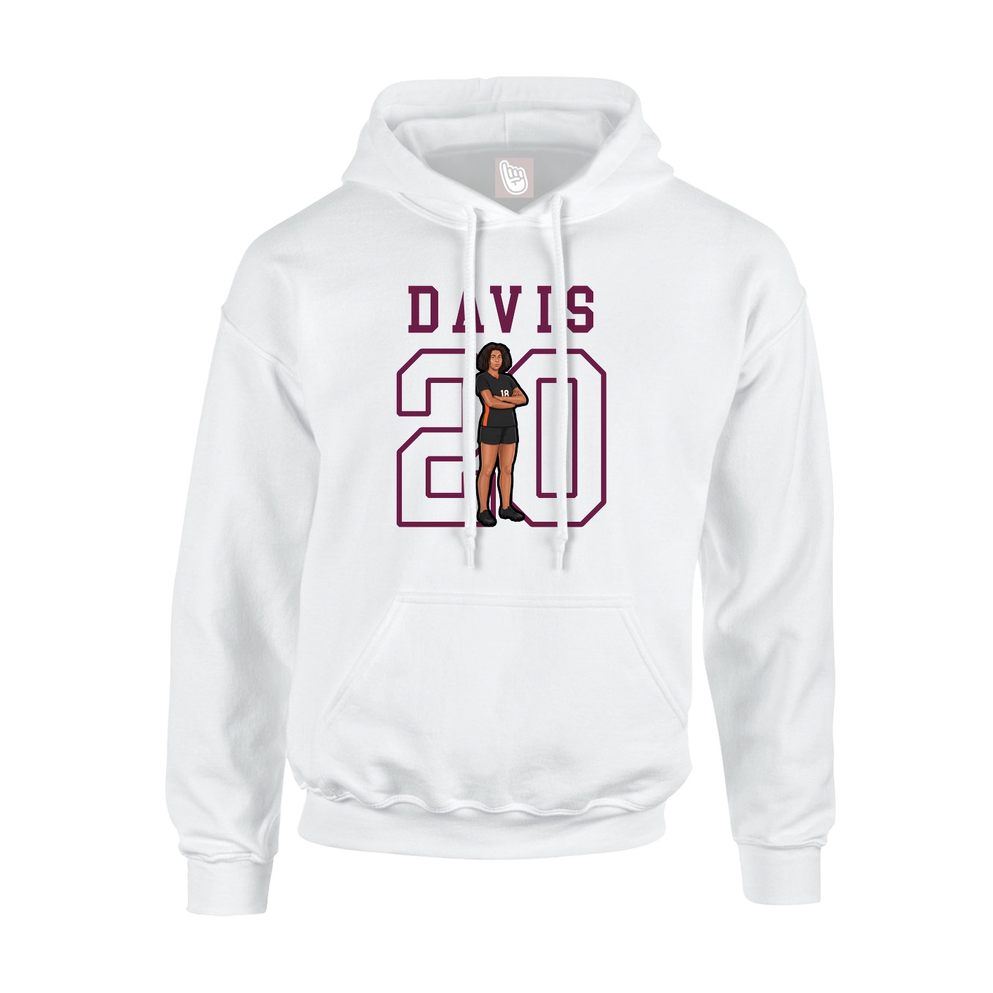Youth Hoodie — Shirsey in White