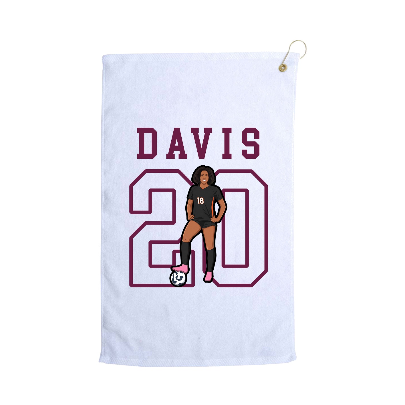 Golf Towel — Shirsey in White
