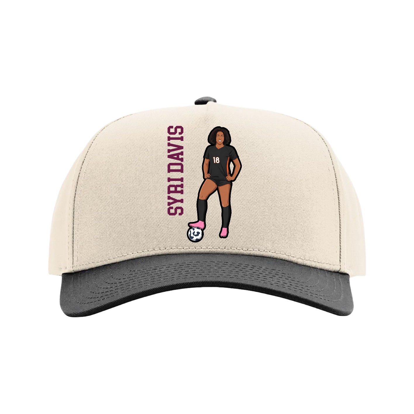 Full Fabric Five-Panel Champ Cap