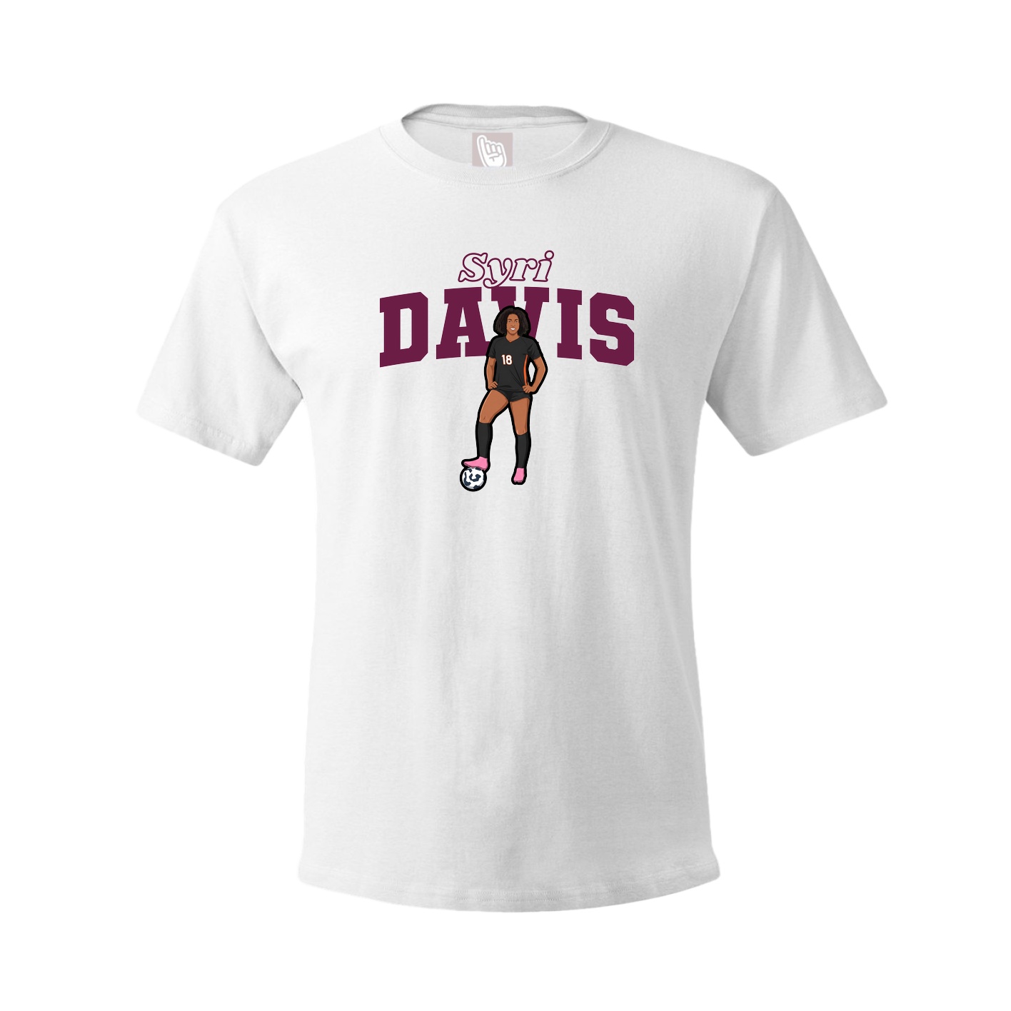 Tee — Name Arch in White