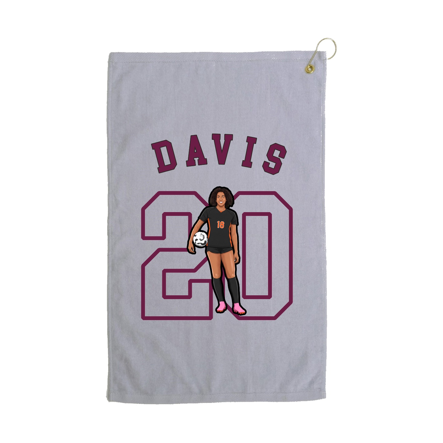 Golf Towel — Shirsey Arch in Grey