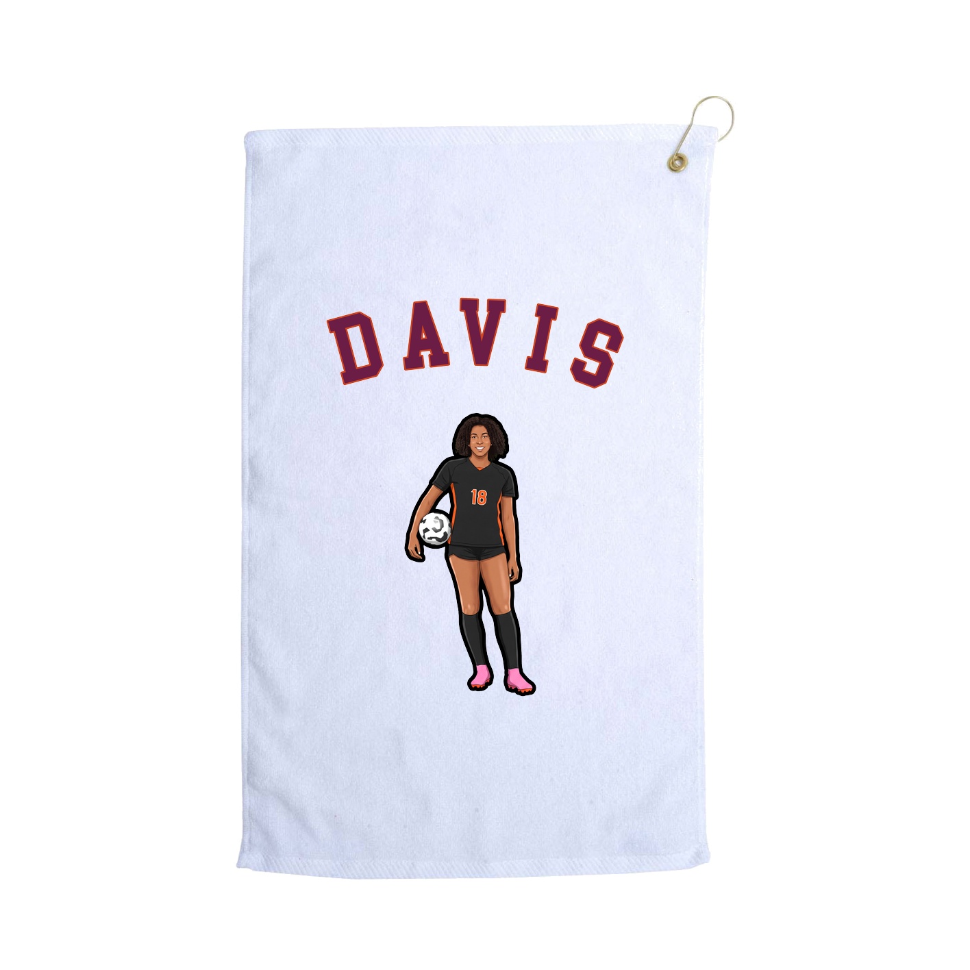 Golf Towel — Shirsey Arch in White
