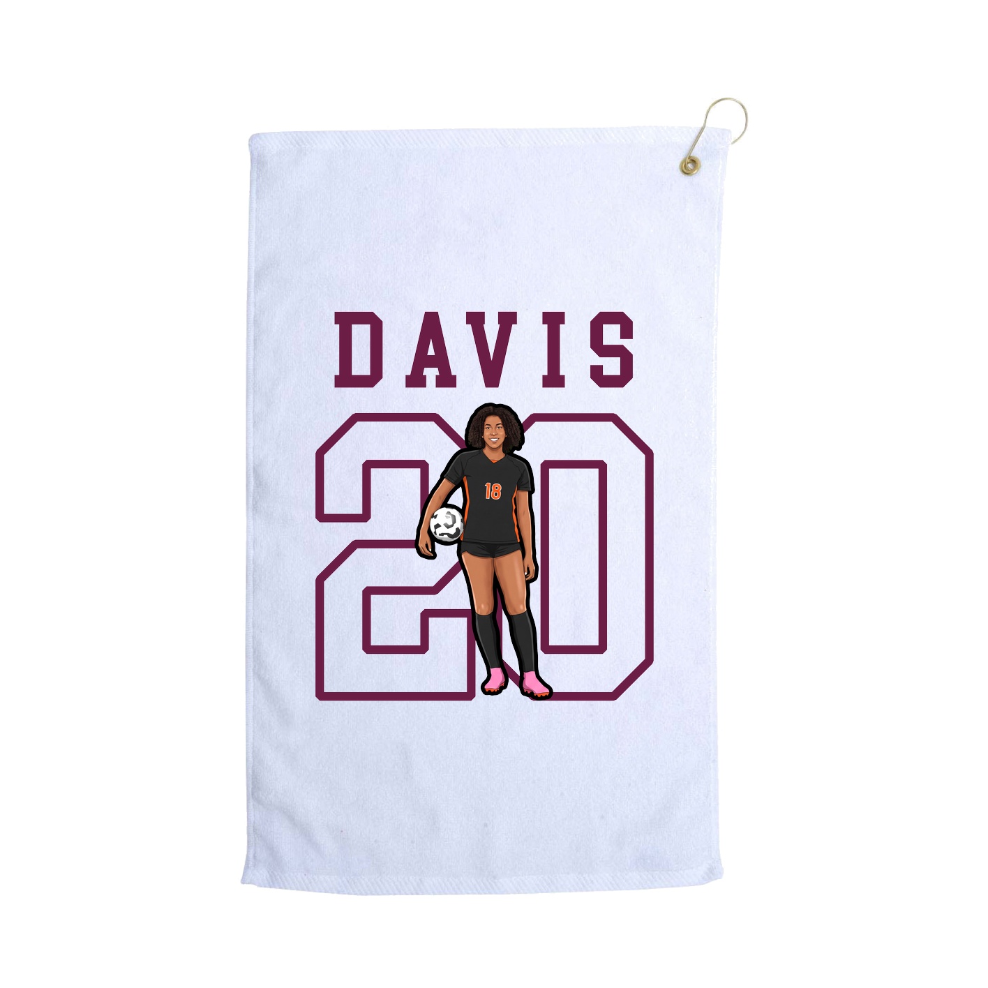 Golf Towel — Shirsey in White