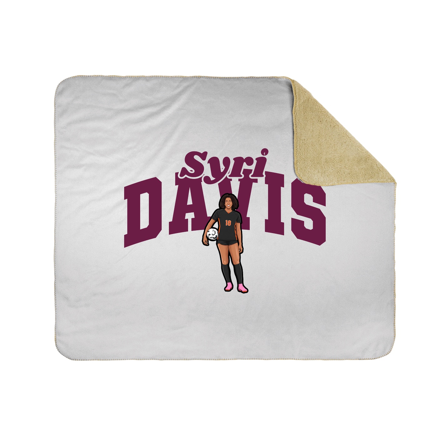 Throw Blanket — Signature Arch in White