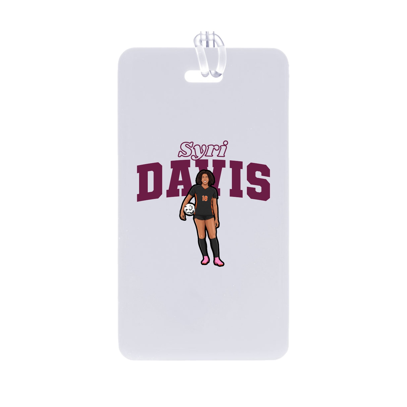 Bag Tag — Name Arch in Classic