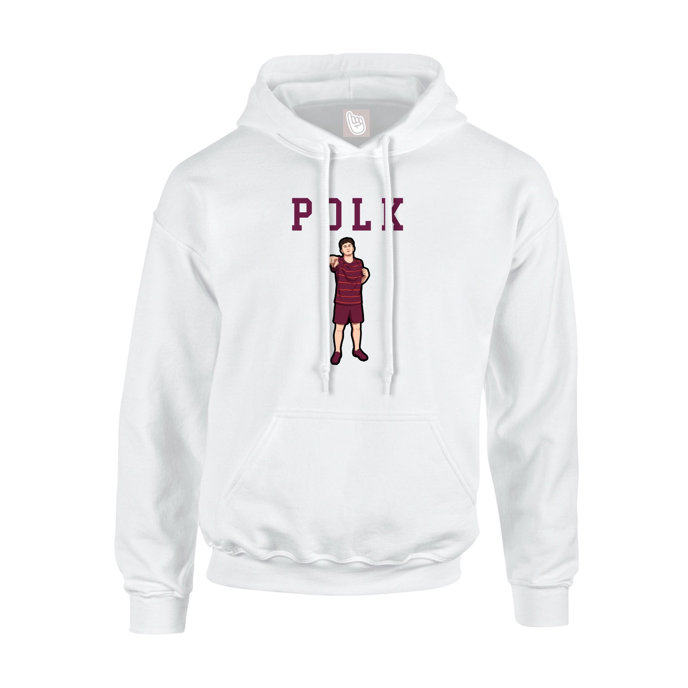 Youth Hoodie — Shirsey in White