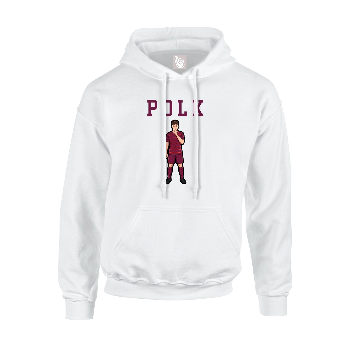 Hoodie — Shirsey in White