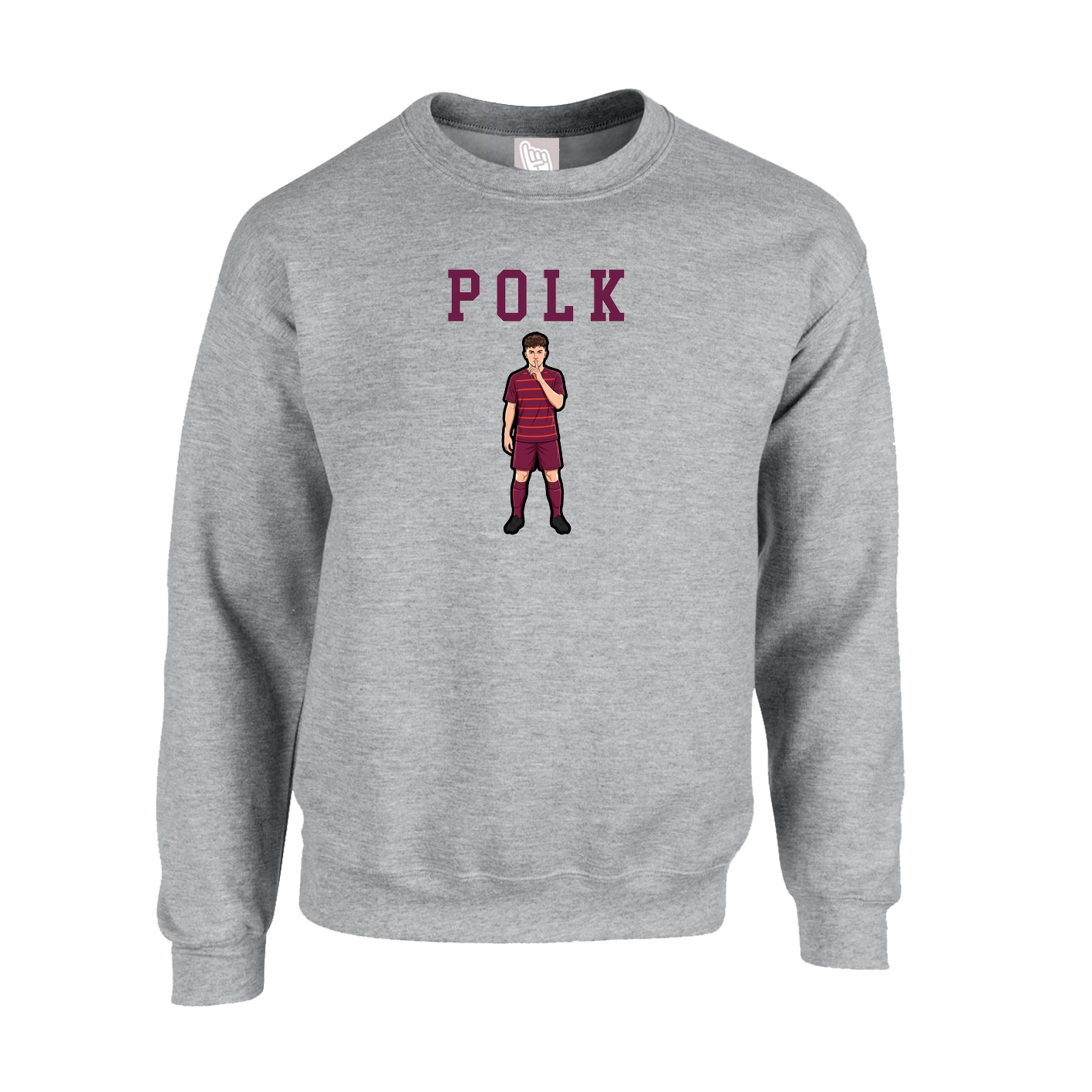 Fleece Crew — Shirsey in Grey
