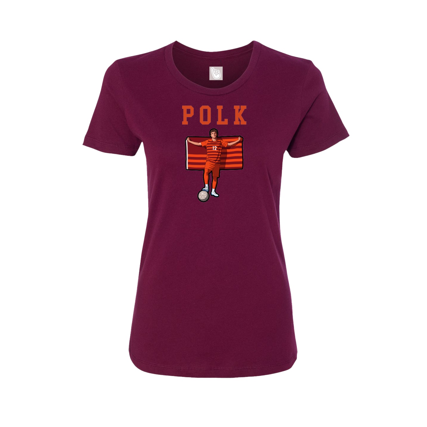Fitted Women's Tee — Shirsey in Maroon