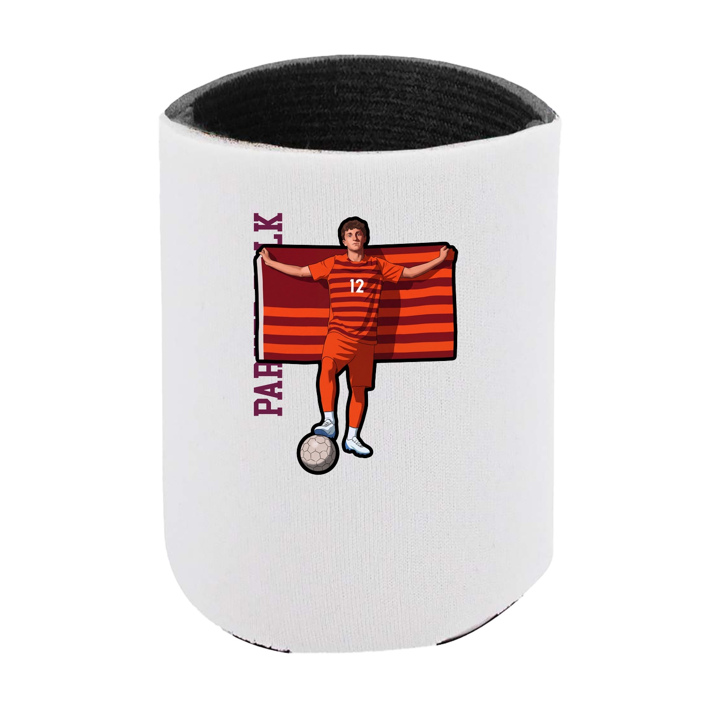 Can Holder — Name Vertical in White