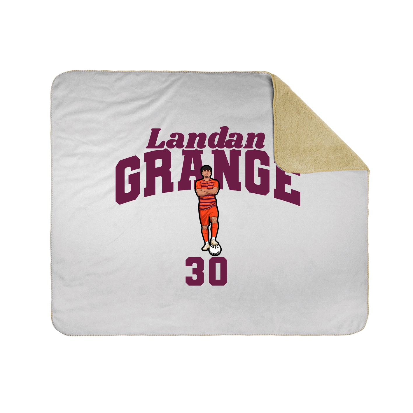 Throw Blanket — Signature Arch in White