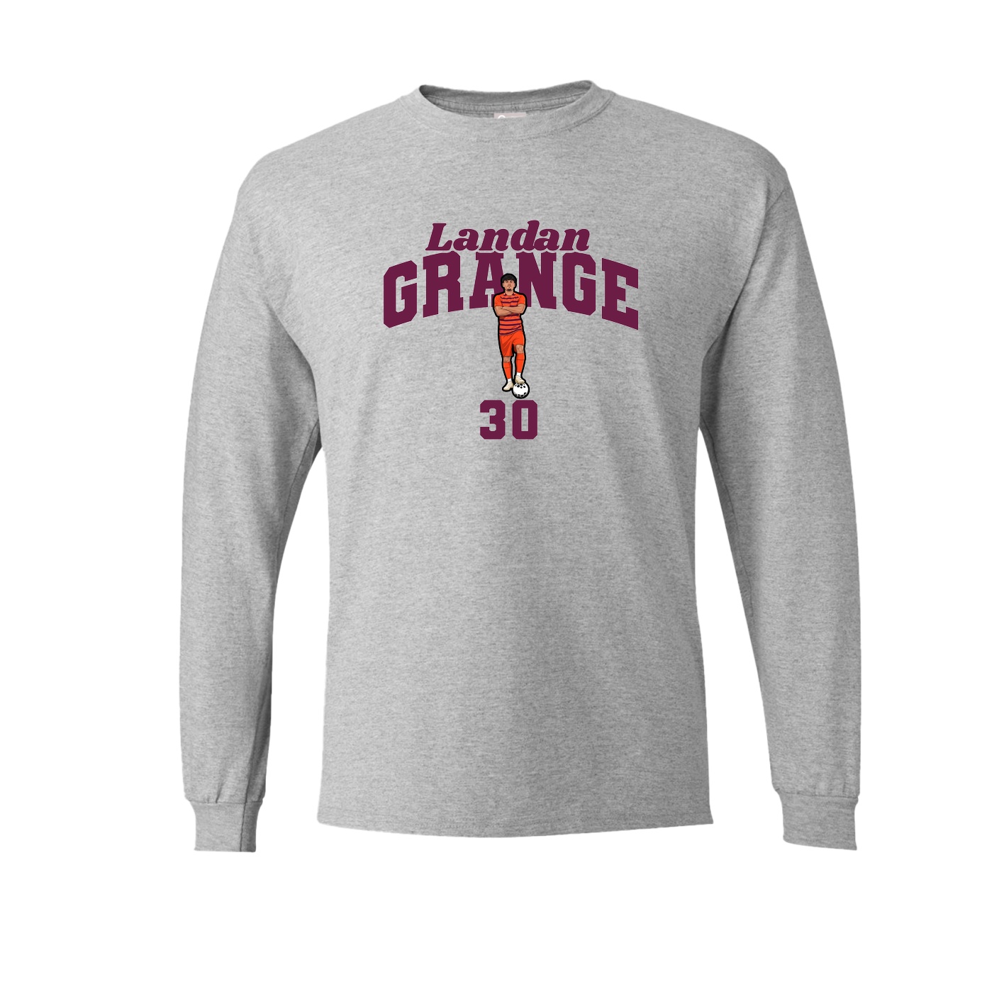 Long Sleeve Tee — Signature Arch in Grey