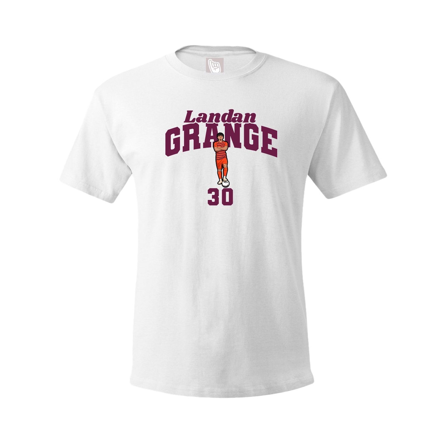 Youth Tee — Signature Arch in White