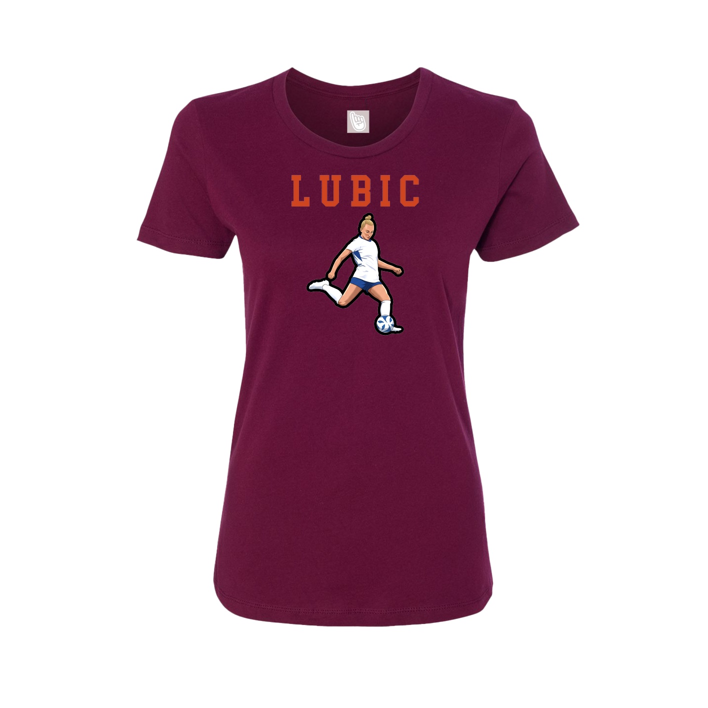Fitted Women's Tee — Shirsey in Maroon
