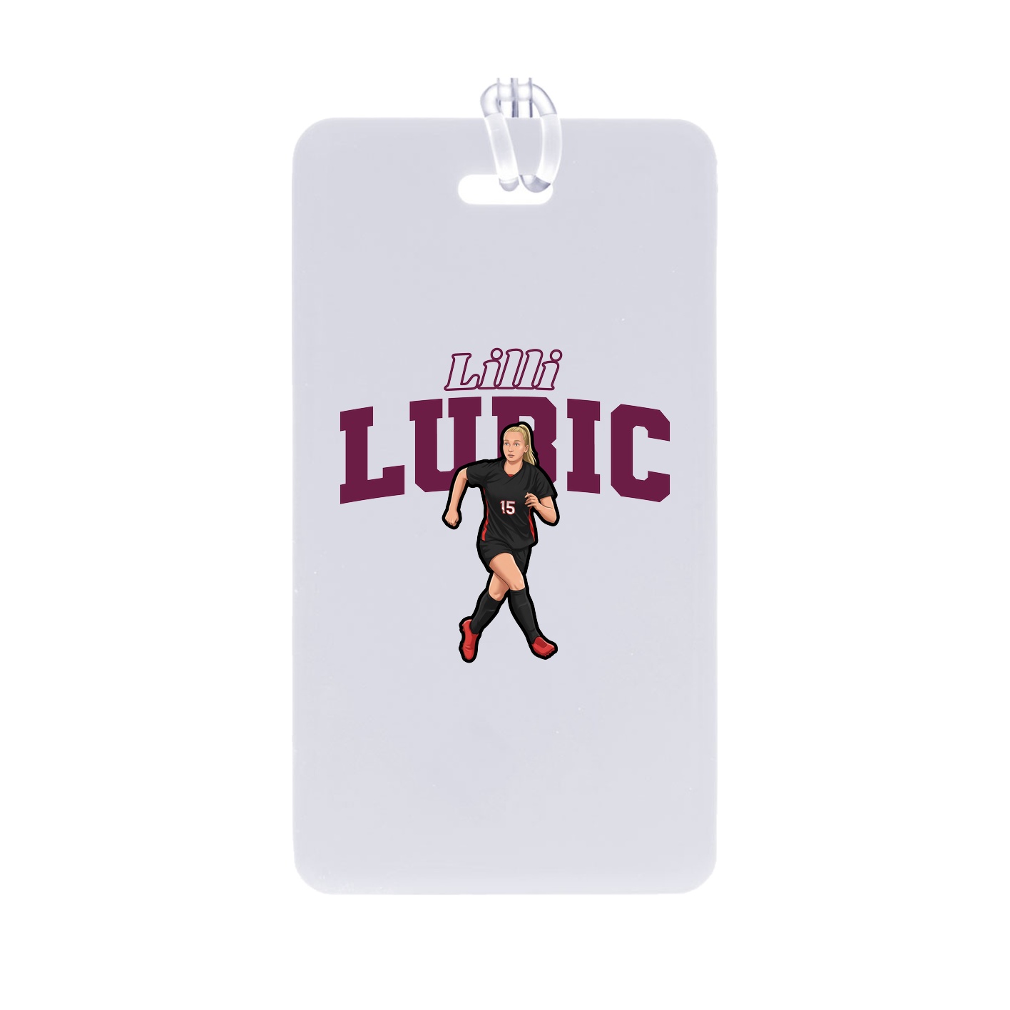 Bag Tag — Name Arch in Classic