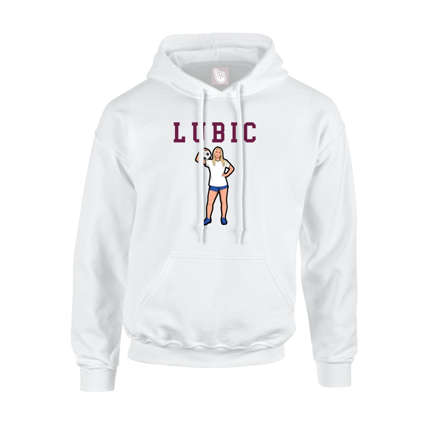 Hoodie — Shirsey in White