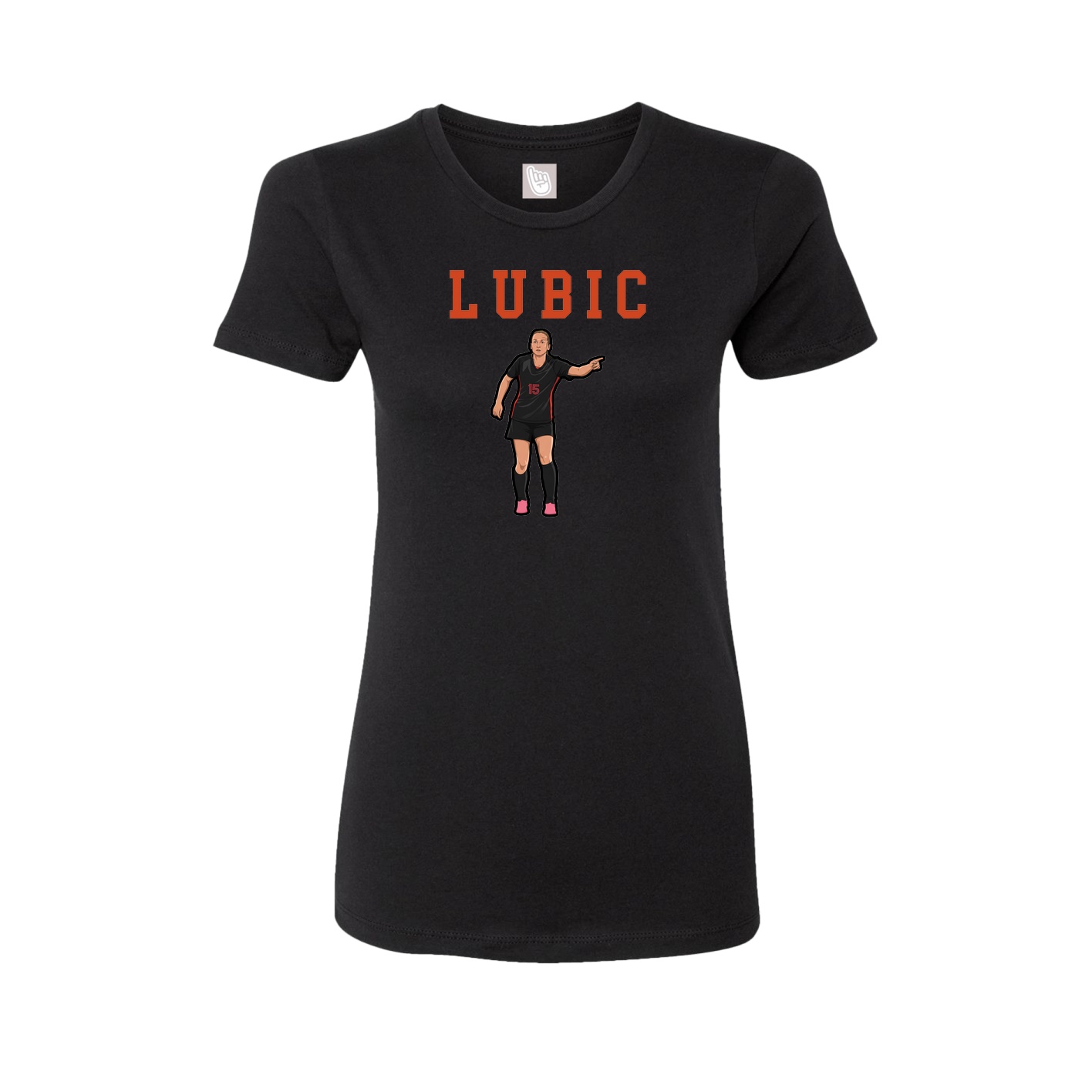 Fitted Women's Tee — Shirsey in Black