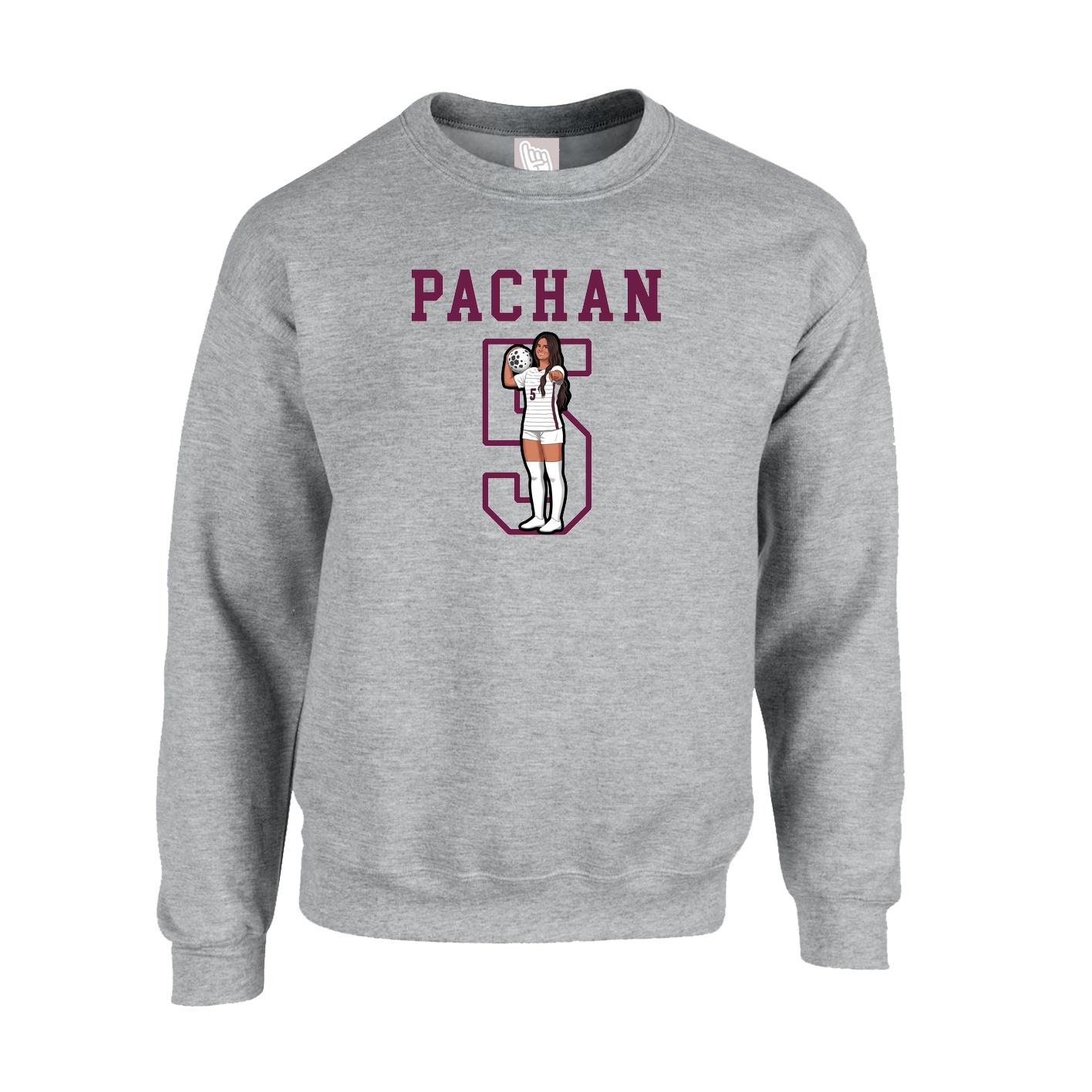 Fleece Crew — Shirsey in Grey