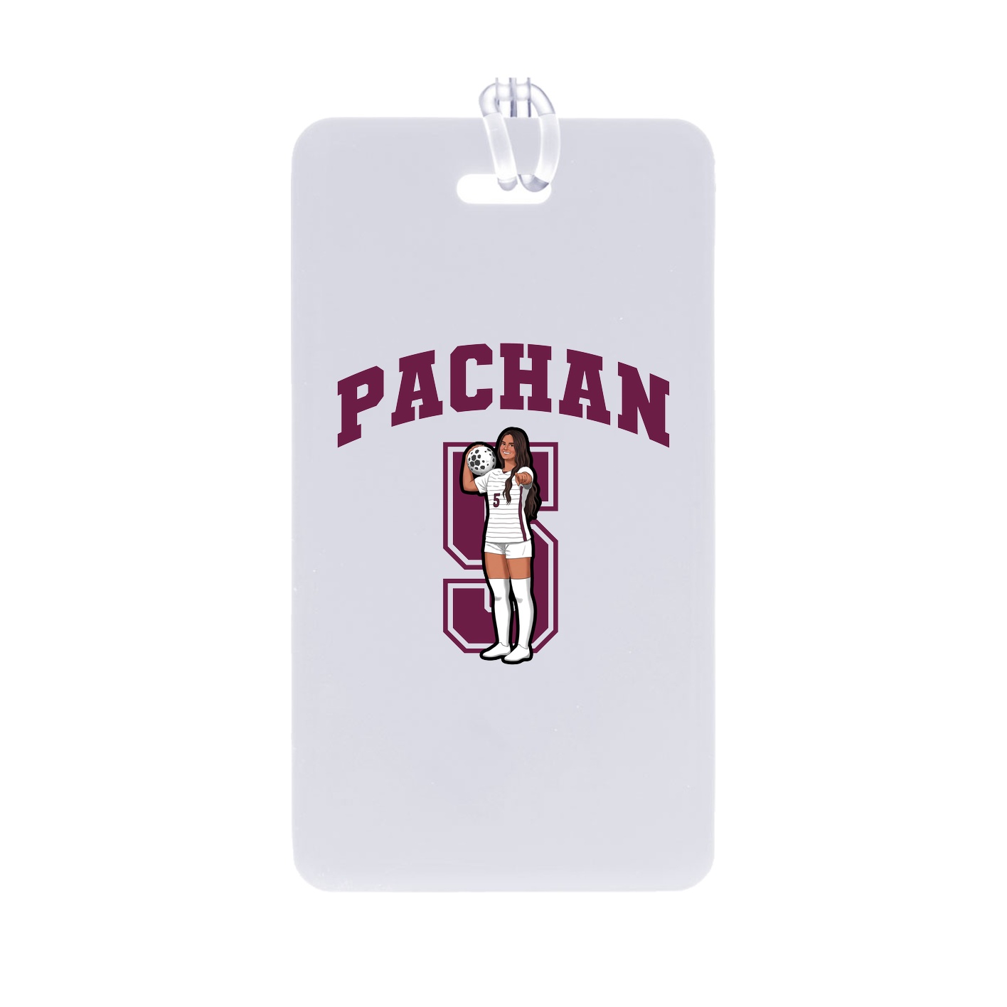 Bag Tag — Number in Classic