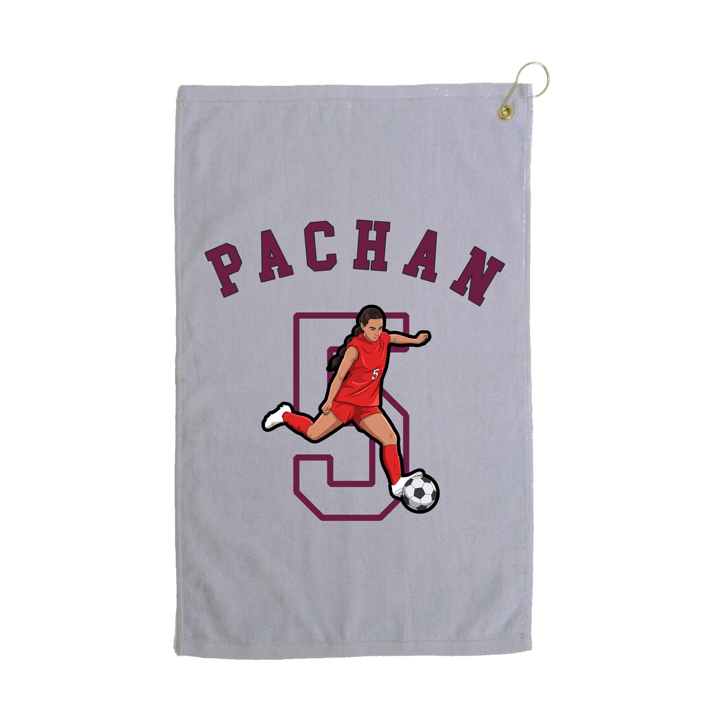 Golf Towel — Shirsey Arch in Grey