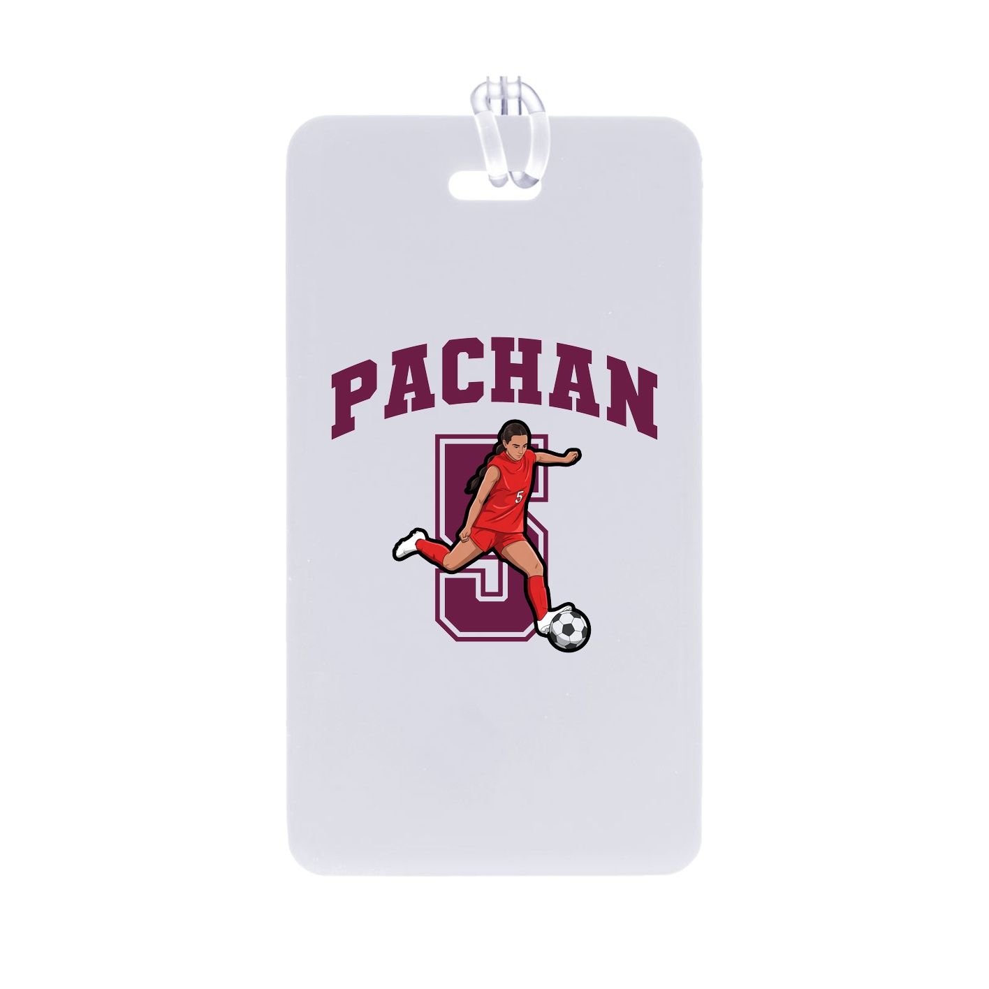 Bag Tag — Number in Classic