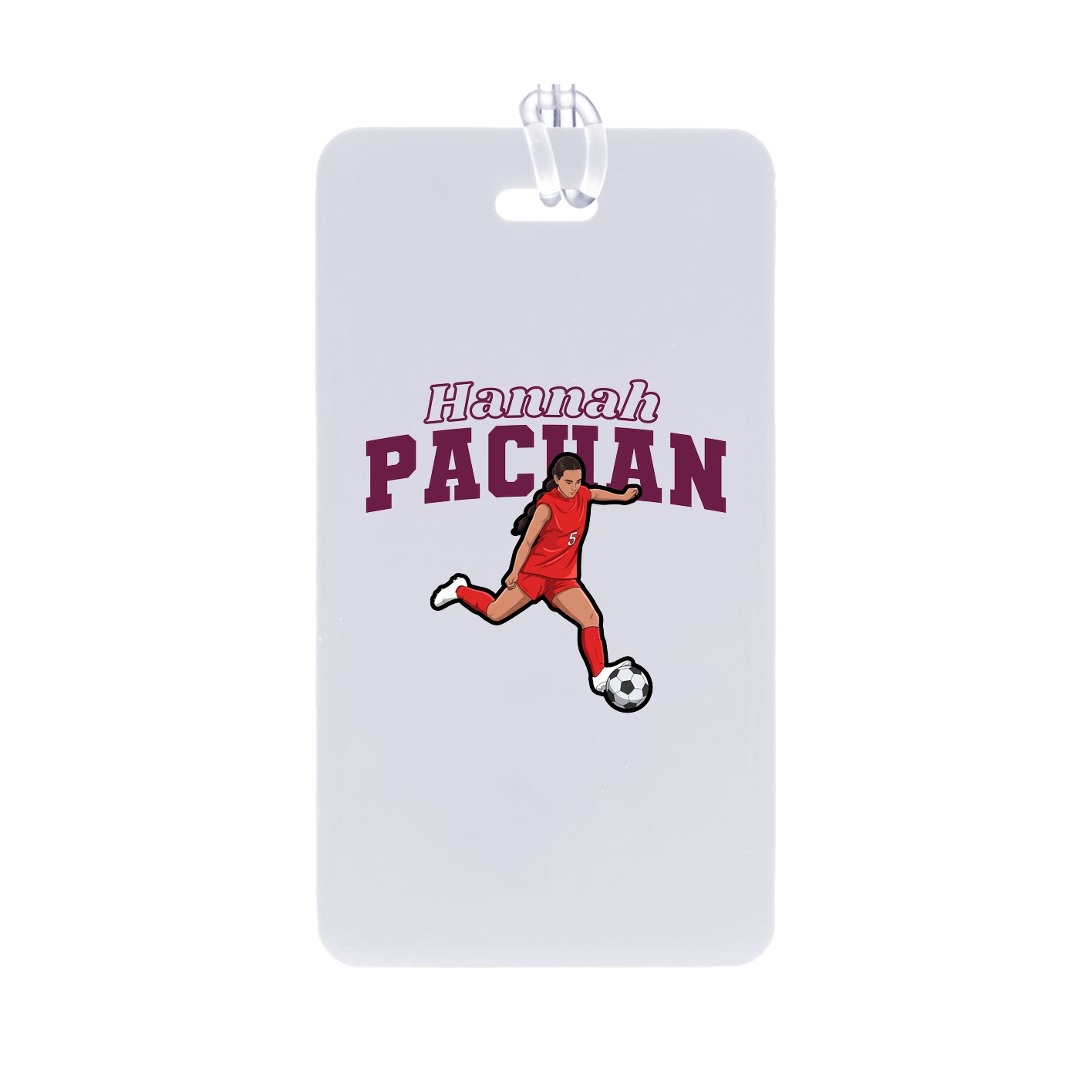 Bag Tag — Name Arch in Classic