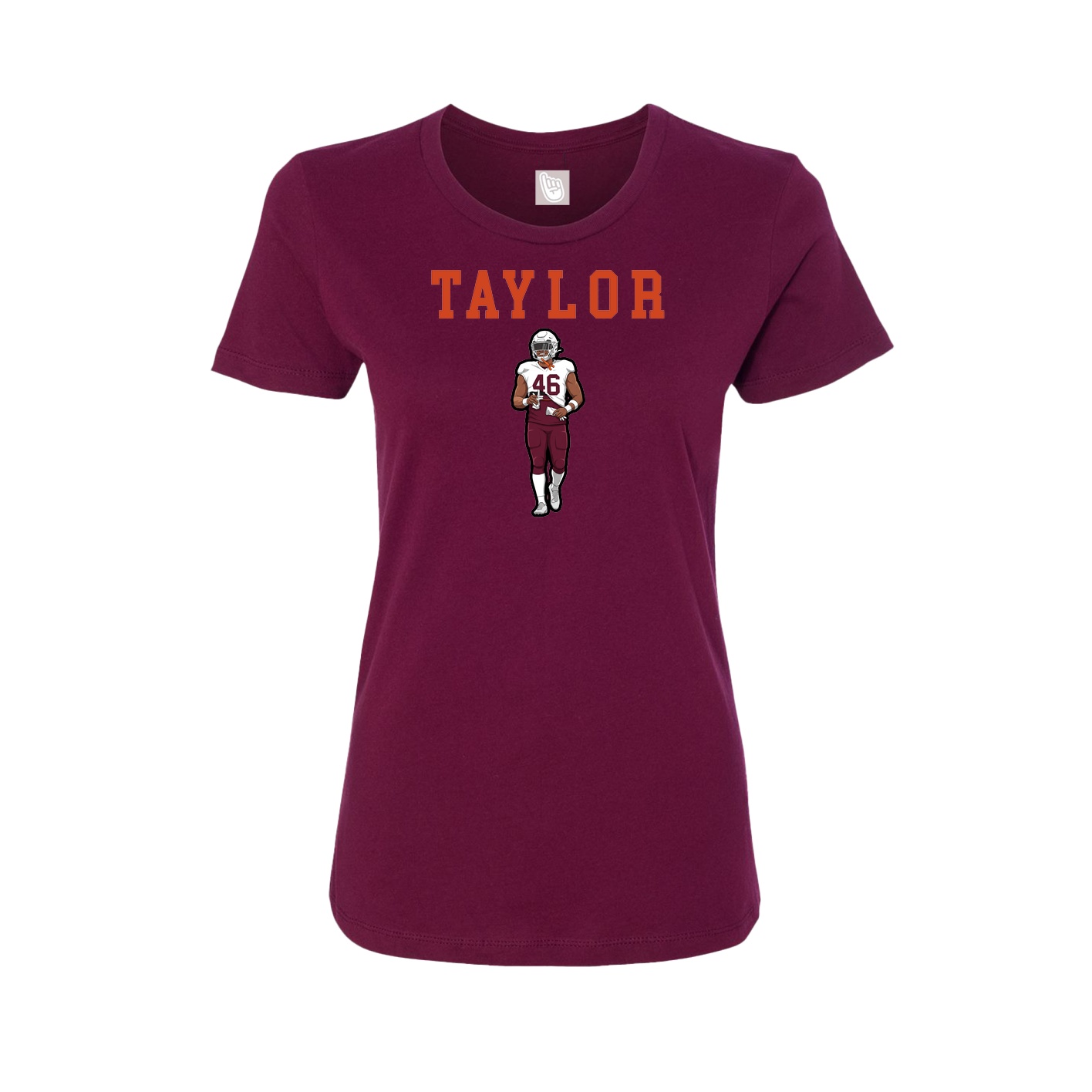 Fitted Women's Tee — Shirsey in Maroon