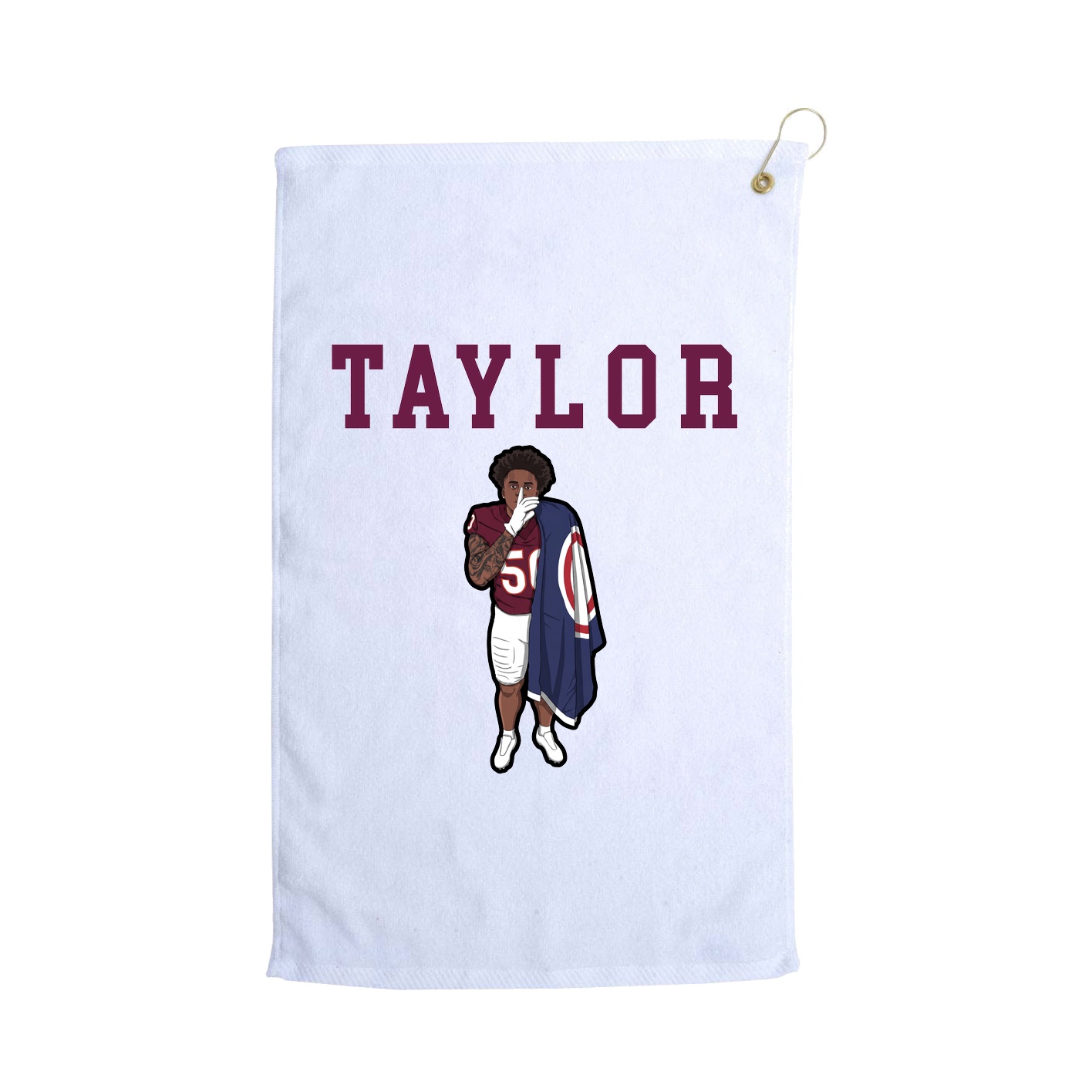Golf Towel — Shirsey in White