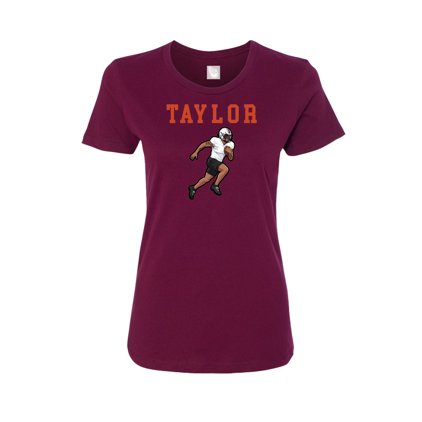 Fitted Women's Tee — Shirsey in Maroon