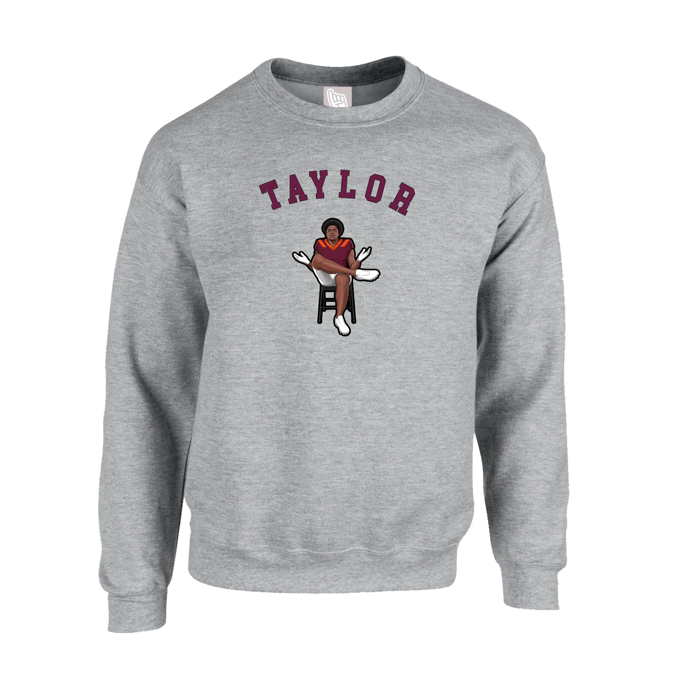 Fleece Crew — Shirsey Arch in Grey