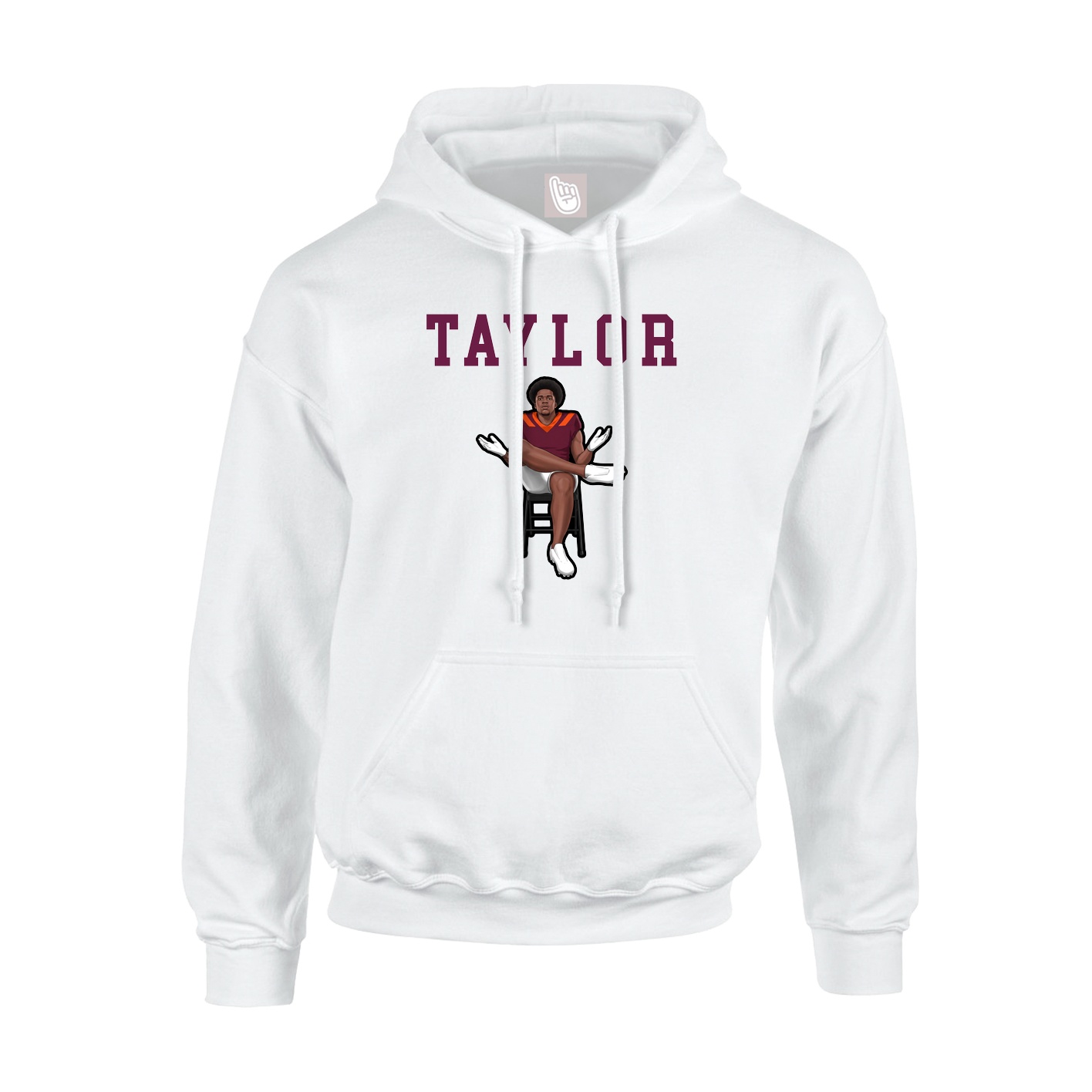 Hoodie — Shirsey in White