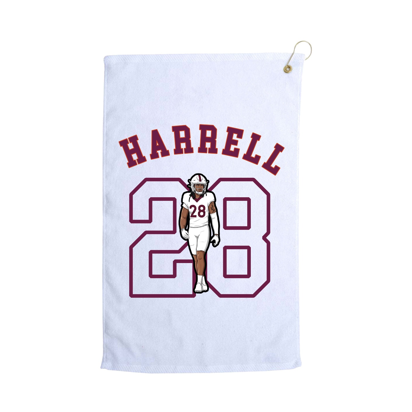 Golf Towel — Shirsey Arch in White