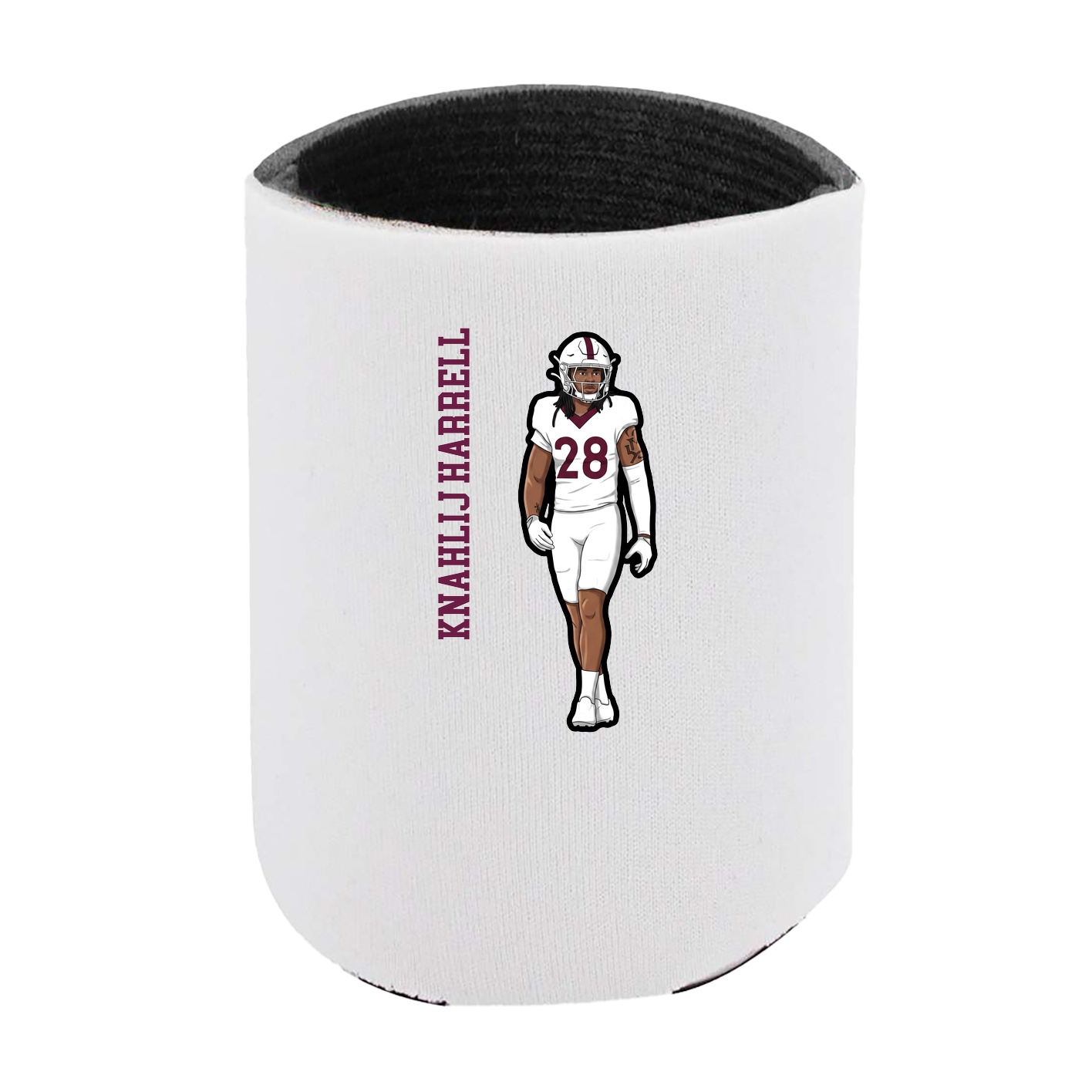 Can Holder — Name Vertical in White